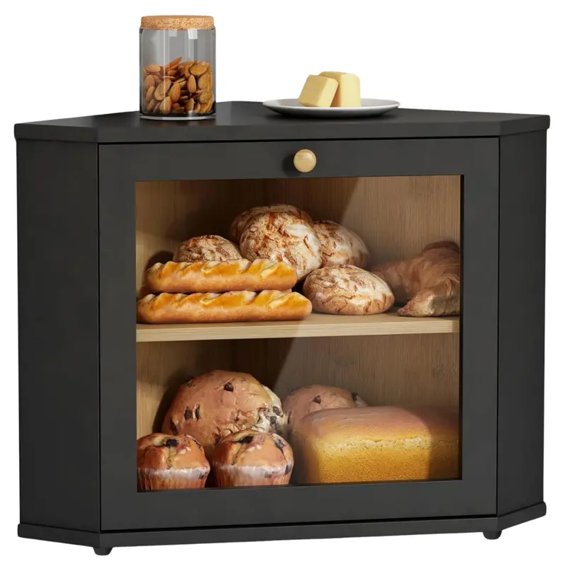Countertop Corner Bread Box 1