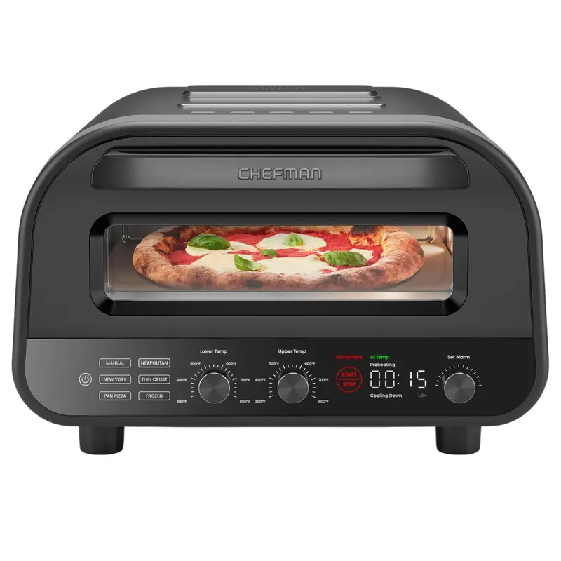 Countertop Electric Pizza Maker With Pizza Stone & Peel 1