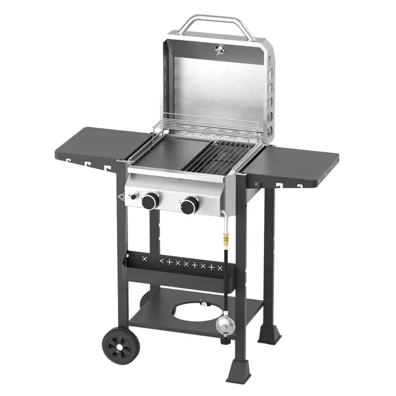 Cowsar 16000 Btu 2-Burner Liquid Propane Gas Grill 1