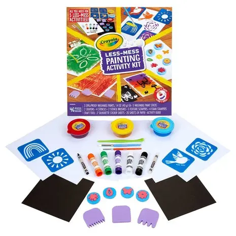 Crayola Less Mess Painting Activity Kit 1