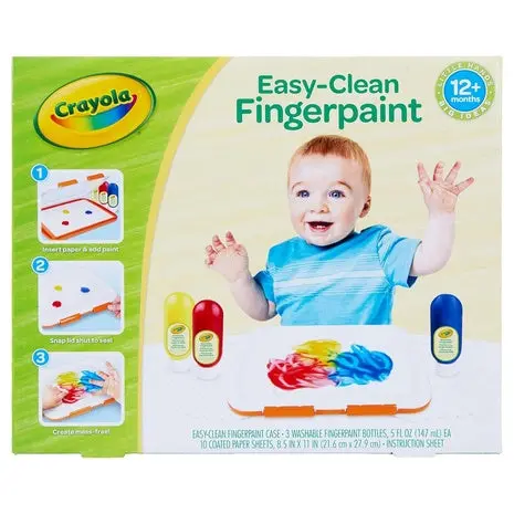 Crayola Mess Free Finger Painting Station 1