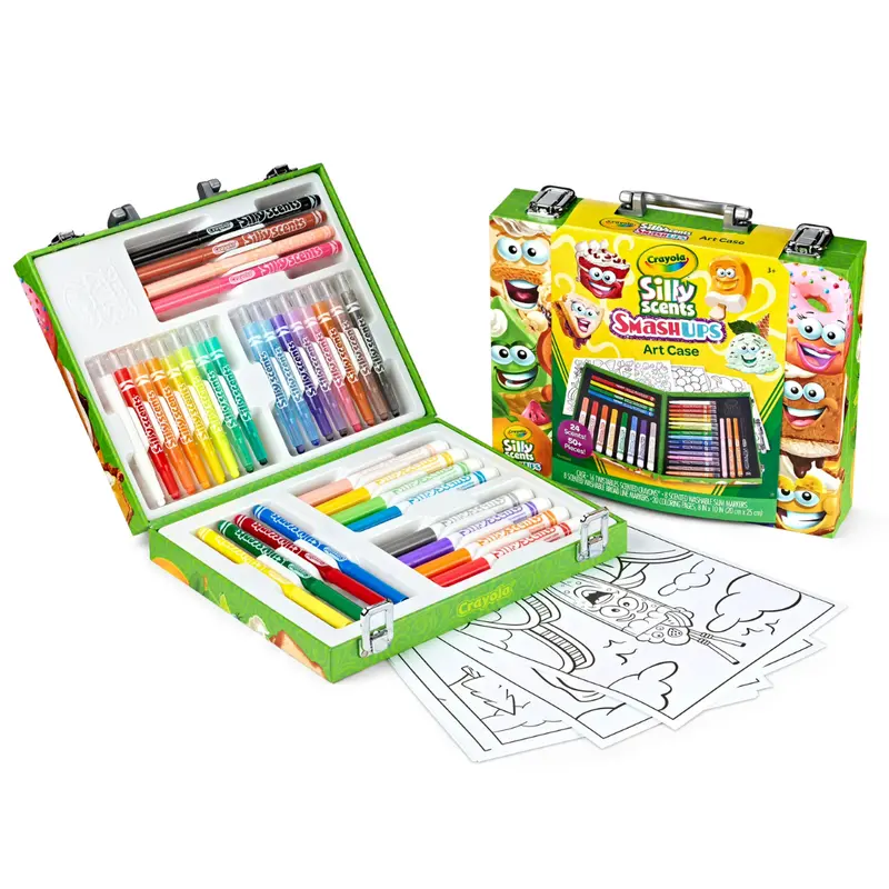 Crayola Silly Scents Mini Scented Crayons & Markers Art Kit 1