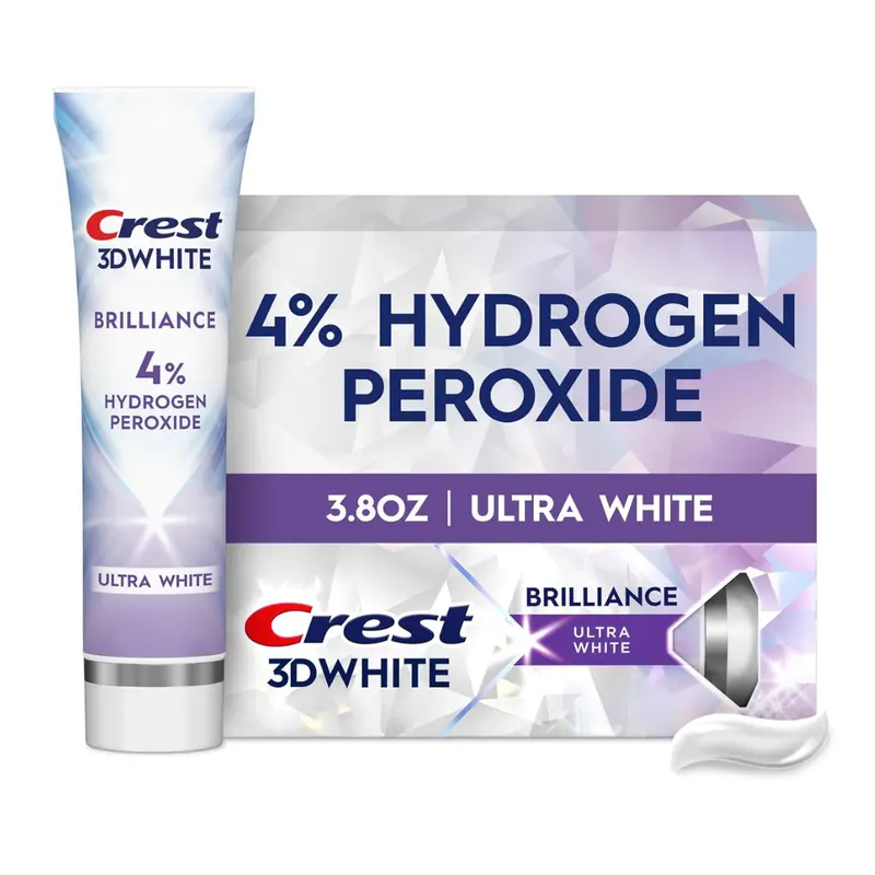 Crest 3D White Brilliance Pro Ultra White Teeth Whitening Toothpaste, 3.8 Oz 1