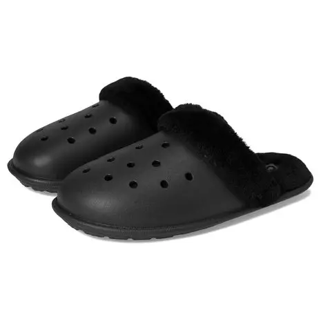 Crocs Classic Fuzz Scuff Slippers 1
