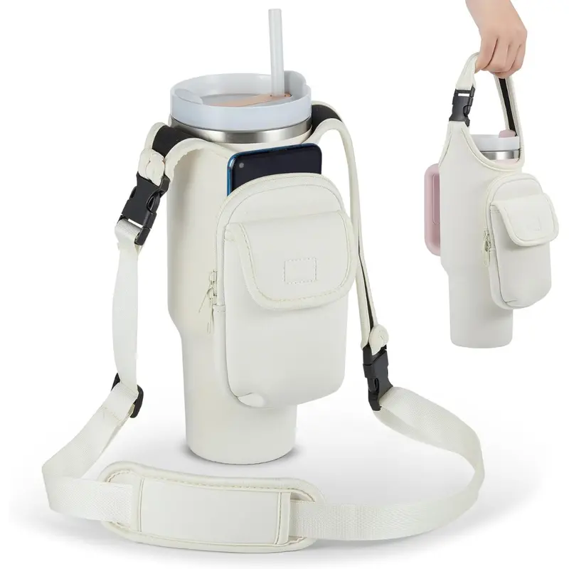 Crossbody Carrier Bag W/ Phone Holder For Stanley 40Oz Tumbler 1