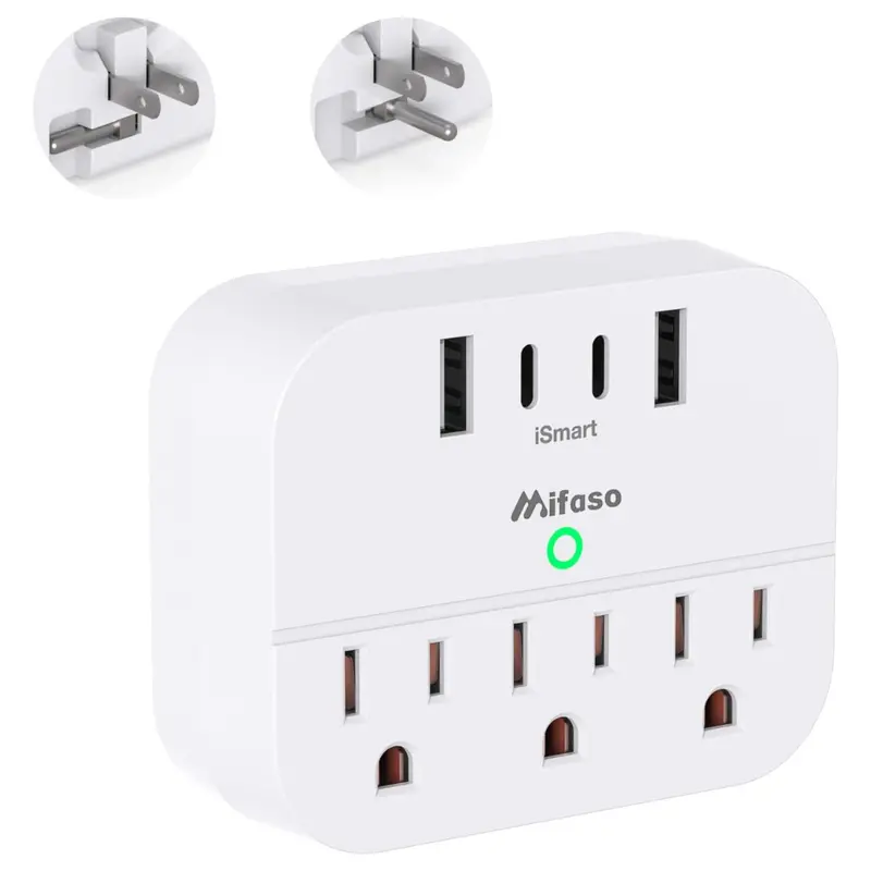 Cruise Power Strip With Foldable Plug Outlet Extender 1