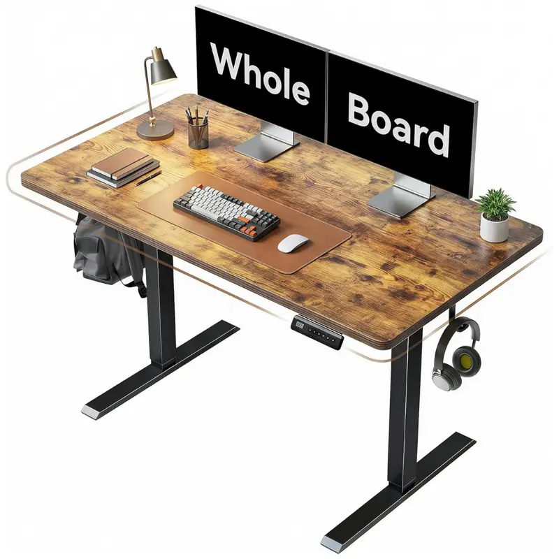 Cubicubi 48" Large Adjustable One-Piece Standing Desk 1