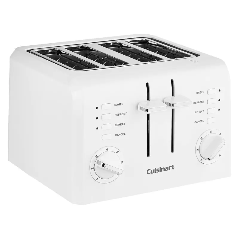 Cuisinart Cpt-142P1 Compact Plastic 4-Slice Toaster (White) 1