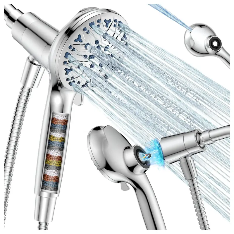 Dakings High Pressure Filtered Shower Head With Handheld 1