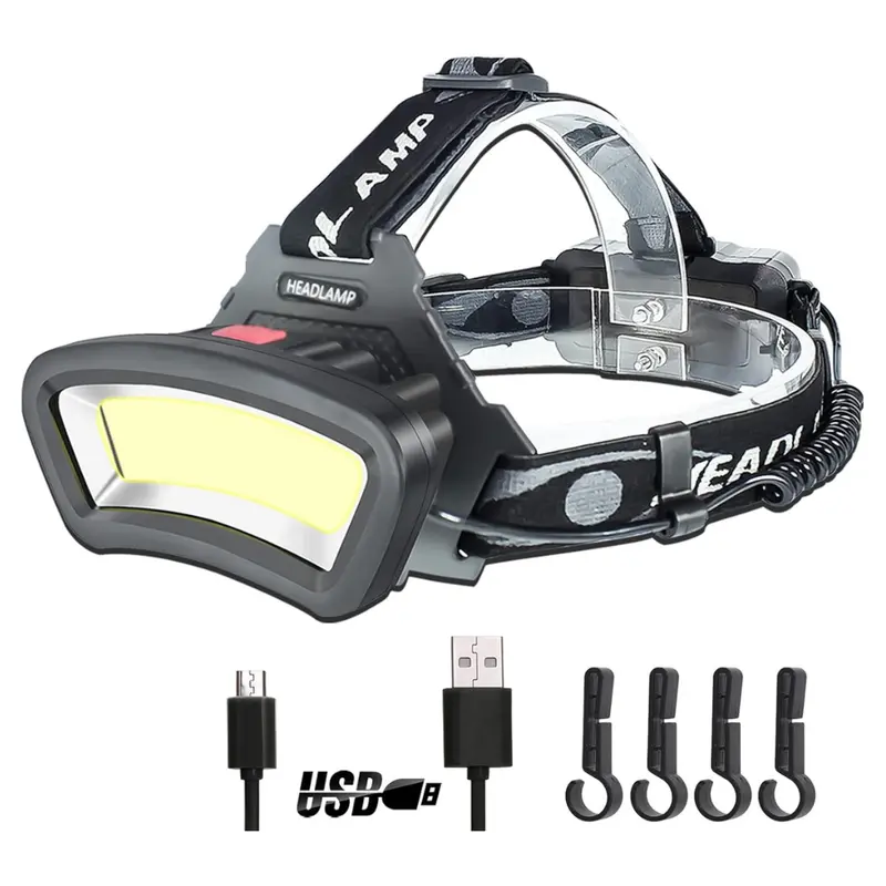 Darkbeam Cob 2000 Lumen Rechargeable Led Floodlight Headlamp 1
