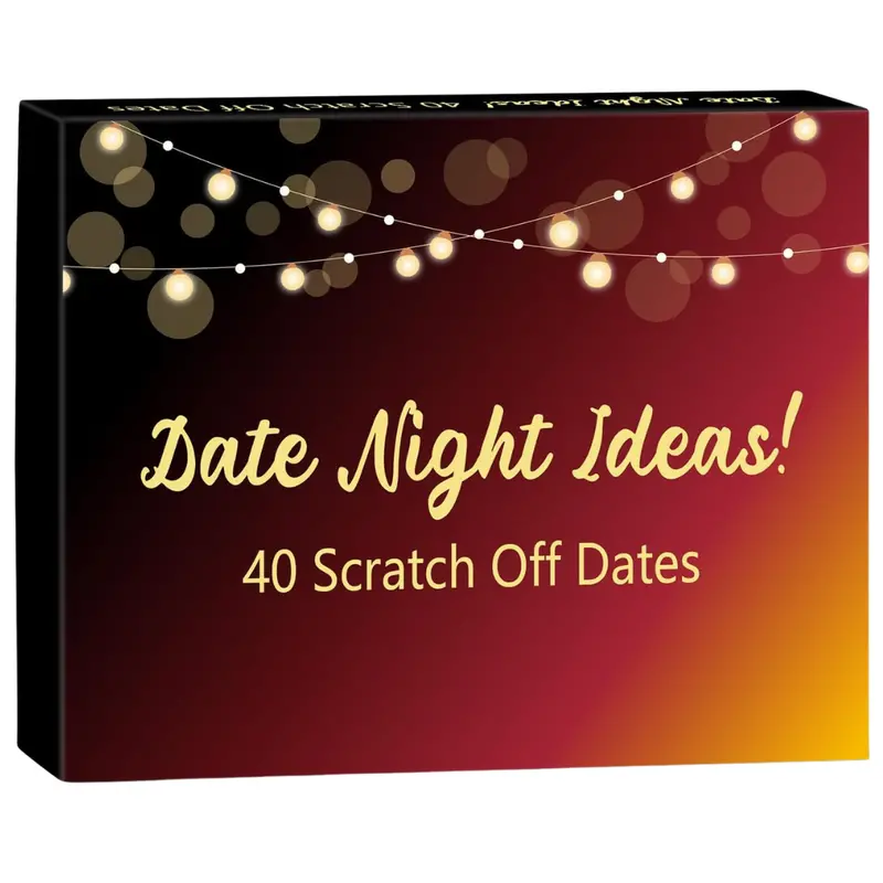 Date Night Ideas 40 Scratch Off Romantic Couple Games Cards 1