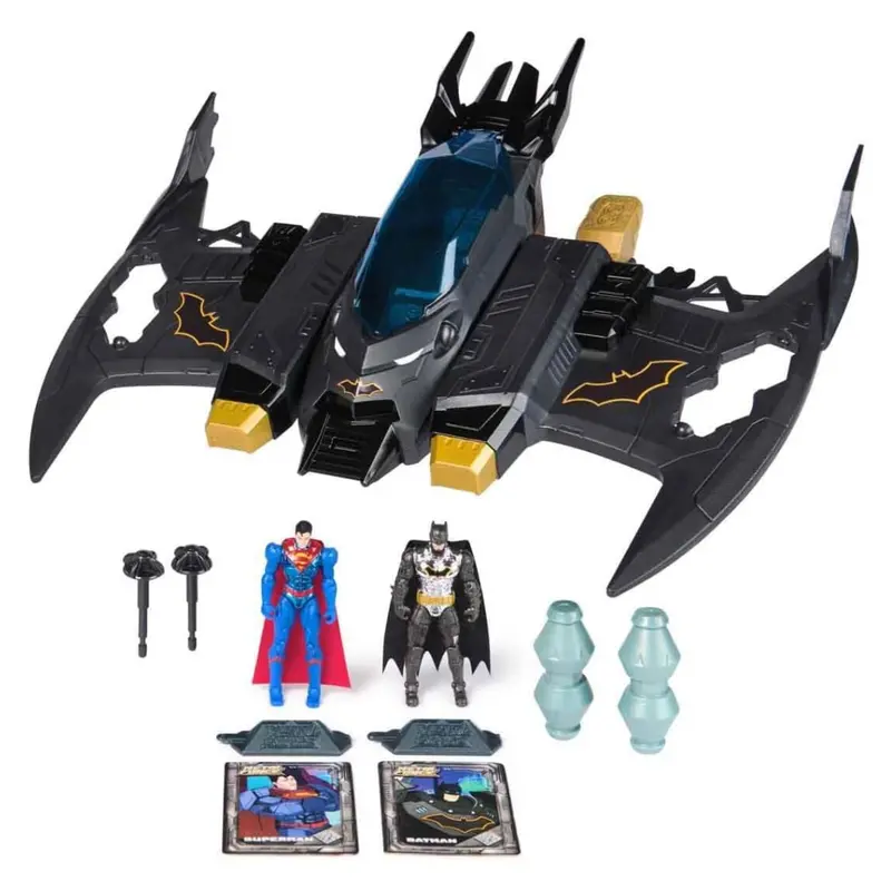 Dc Comics Metal Force Transforming Batwing 2-In-1 Playset With Figures 1