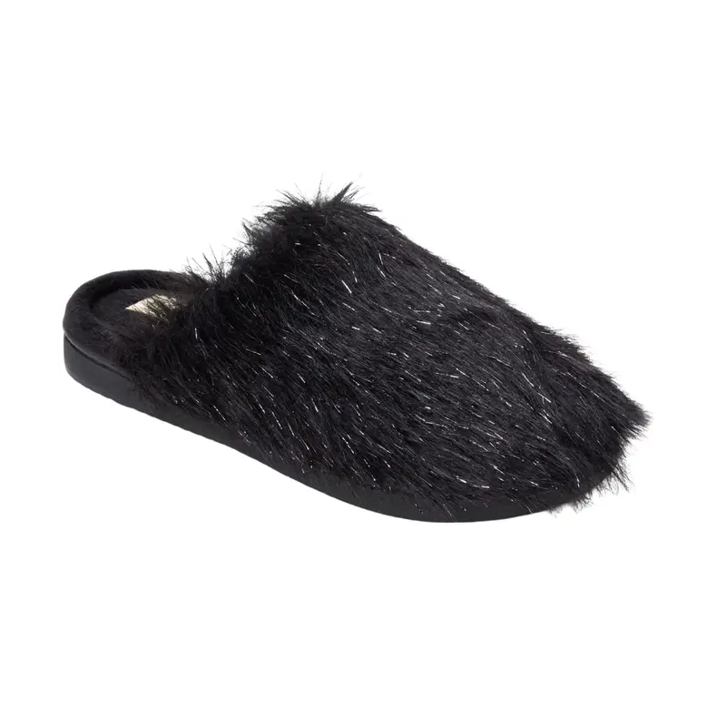 Dearfoams Cozy Comfort Women's Sparkle Pile Slippers 1