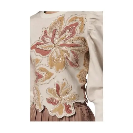 Deco Puff Sleeve Sweater 1