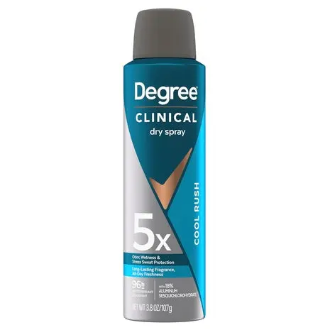 Degree Clinical Strength Cool Rush Dry Spray Deodorant 1