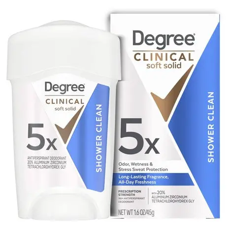 Degree Clinical Strength Shower Clean Deodorant Stick 1