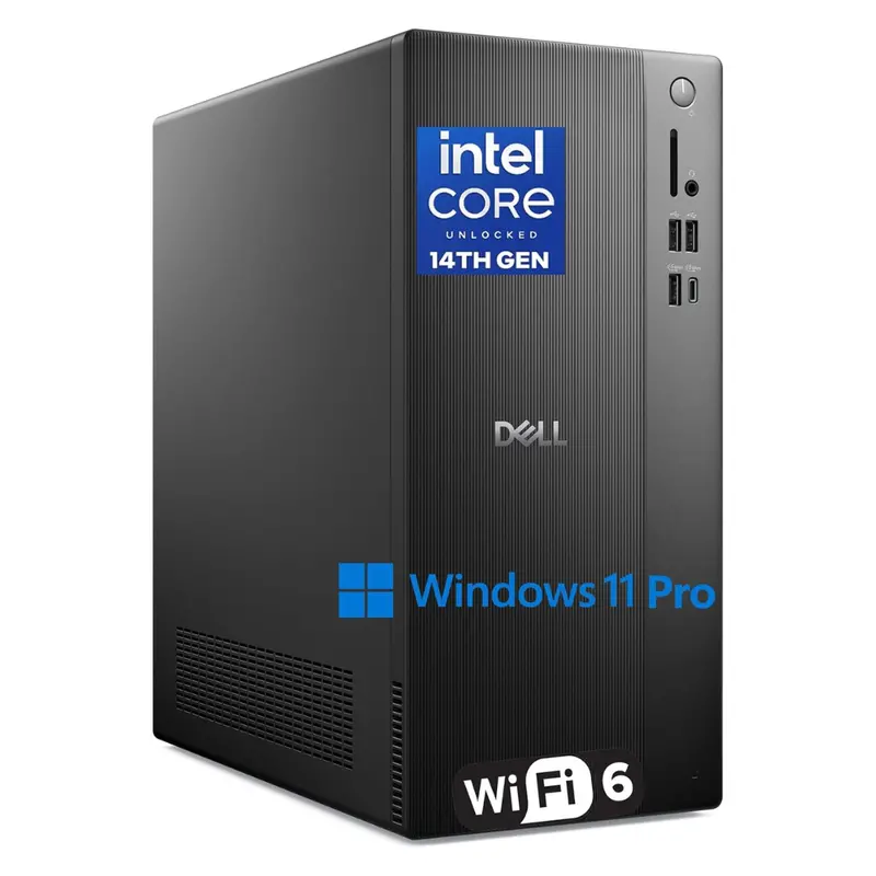 Dell Tower Pc Ect1250 Desktop (I3-14100 / 16Gb Ram / 512Gb Ssd) 1