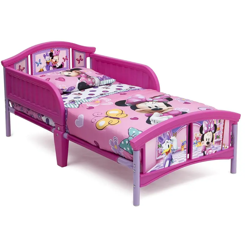 Delta Children Disney Plastic Toddler Bed (Minnie Mouse) 1