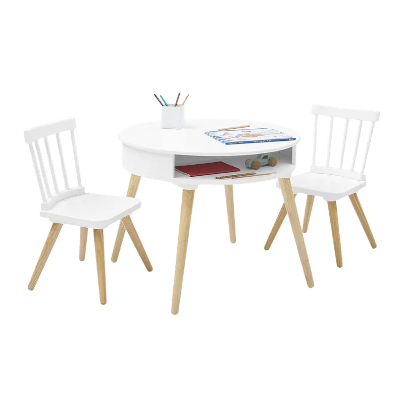 Delta Children Hudson Storage Table And 2-Piece Chair Set (2 Colors) 1