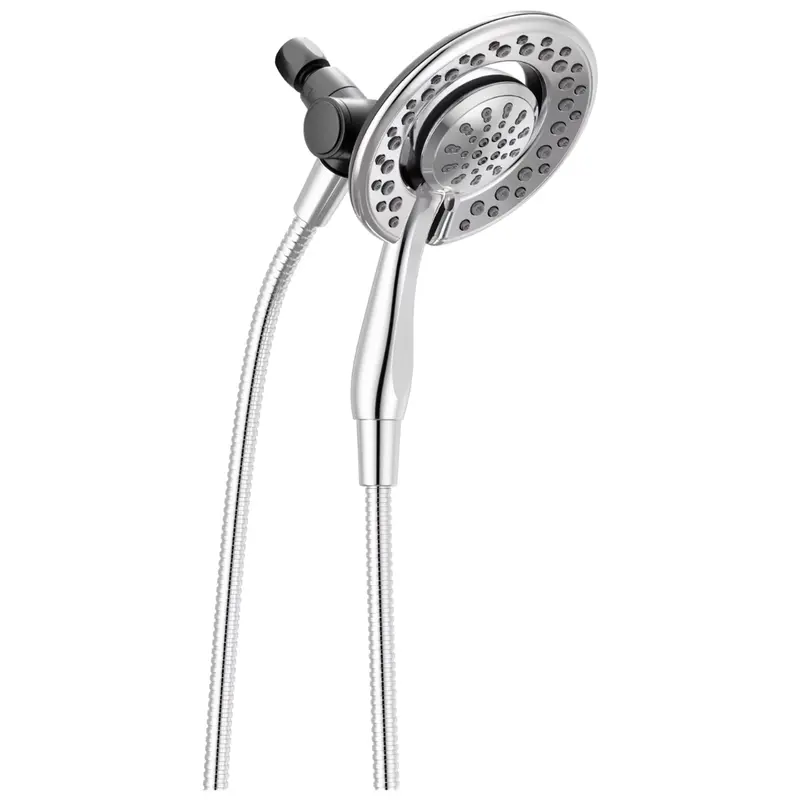 Delta Faucet 2-In-1 Dual Hand Held Shower Head With Hose 1