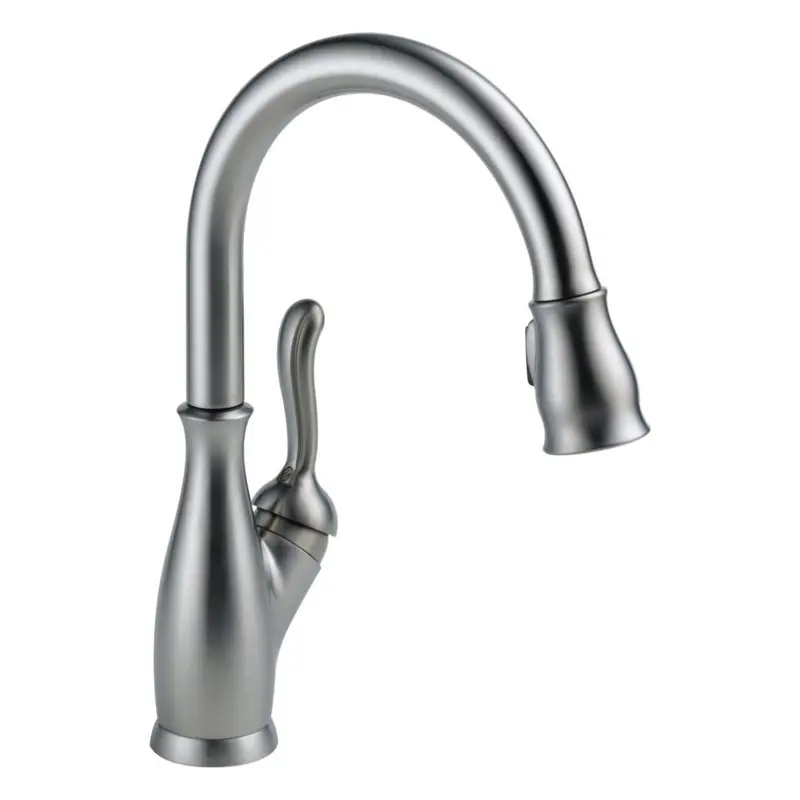 Delta Leland Brushed Nickel Kitchen Faucet (9178-Ar-Dst) 1