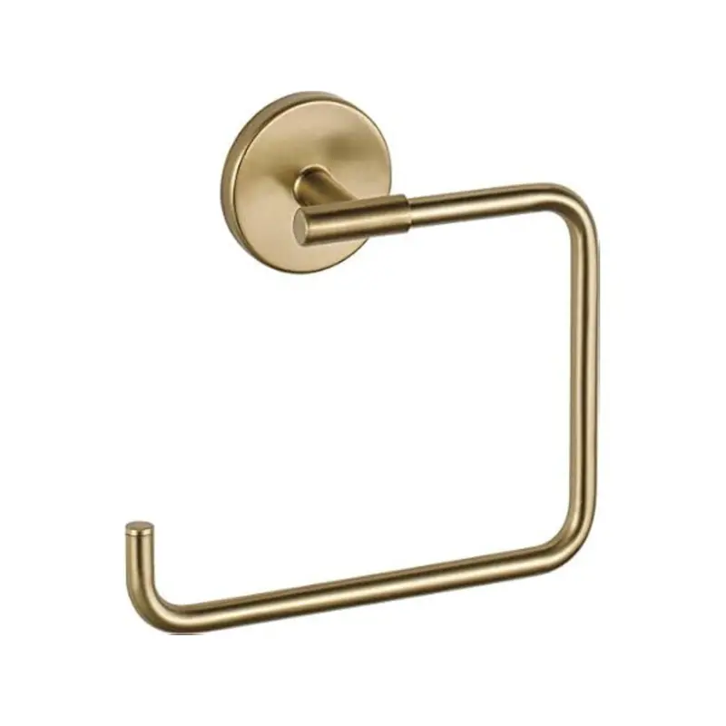 Delta Trinsic Hand Champagne Wall Square Towel Ring Holder 1