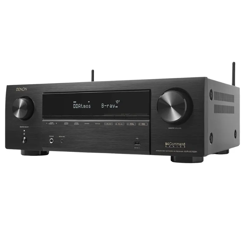 Denon Avr-X1700h 7.2-Channel 8K Network A/V Receiver 1