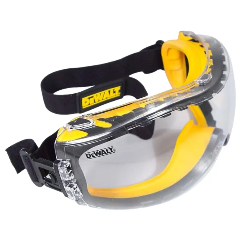 Dewalt Concealer Clear Anti-Fog Dual Mold Safety Goggle 1