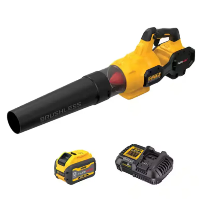 Dewalt Cordless Blower W/ 3Ah Battery & Charger + 9.0Ah Battery And Charger 1