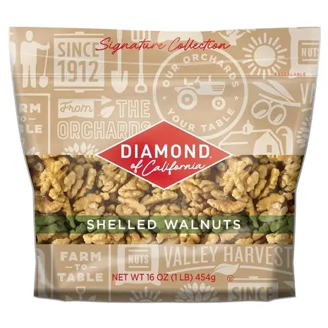 Diamond Of California Signature Collection Shelled Walnuts 1