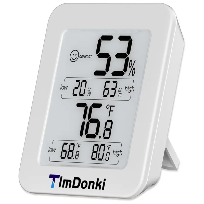 Digital Hygrometer W/ Max & Min Records 10S Fast Refresh Accurate 1