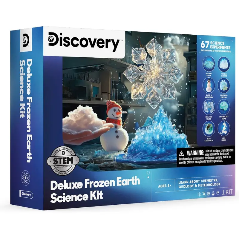 Discovery Frozen Earth Stem Chemistry Lab Science Kit W/ 67 Experiments 1