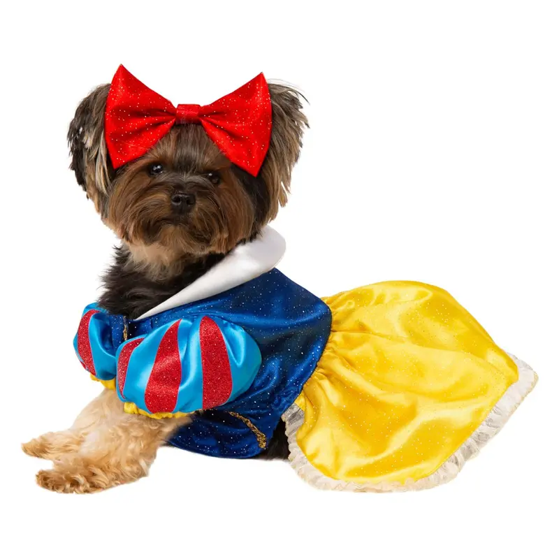 Disney Princesses Snow White Pet Costume With Attached Collar 1