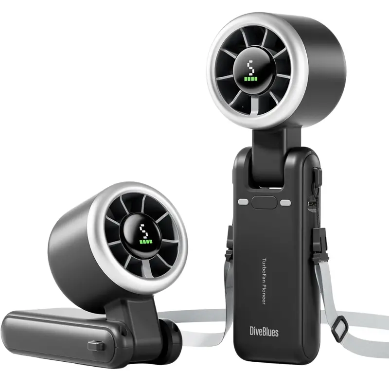 Diveblues Usb-C Rechargeable Handheld Turbo Fan 1