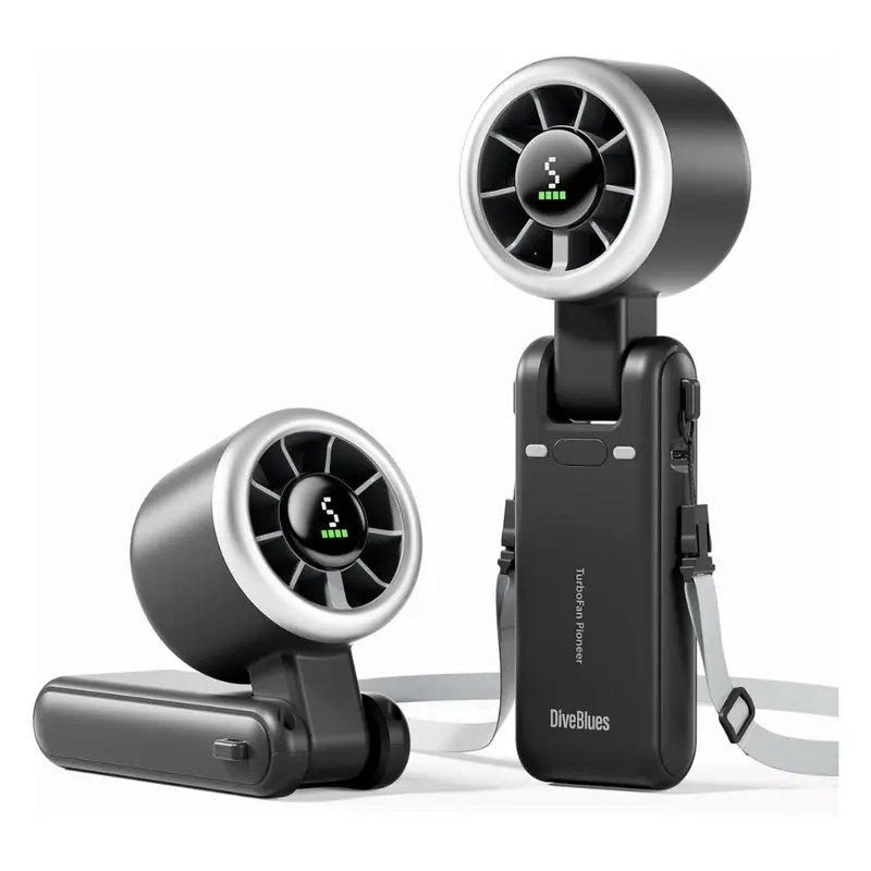 Diveblues Usb-C Rechargeable Handheld Turbo Fan 1