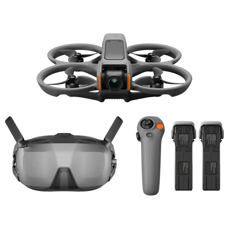Dji Avata 2 Fly Smart Combo Camera Drone W/ Goggles N3 & Rc Motion 3 1