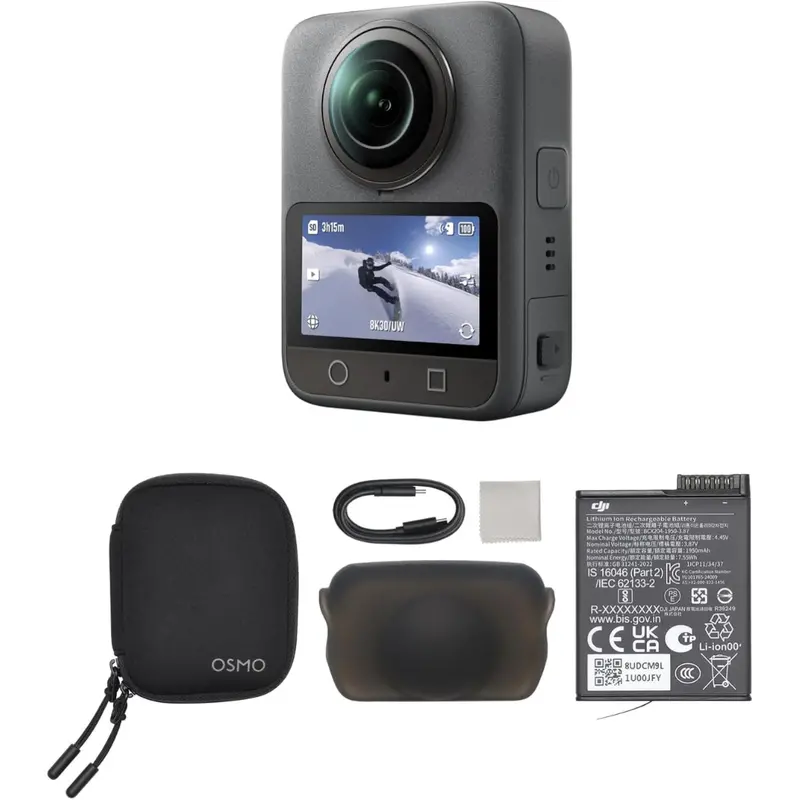 Dji Osmo 360 Standard Combo 8K 120Mp Action Camera W/ 105Gb Storage 1