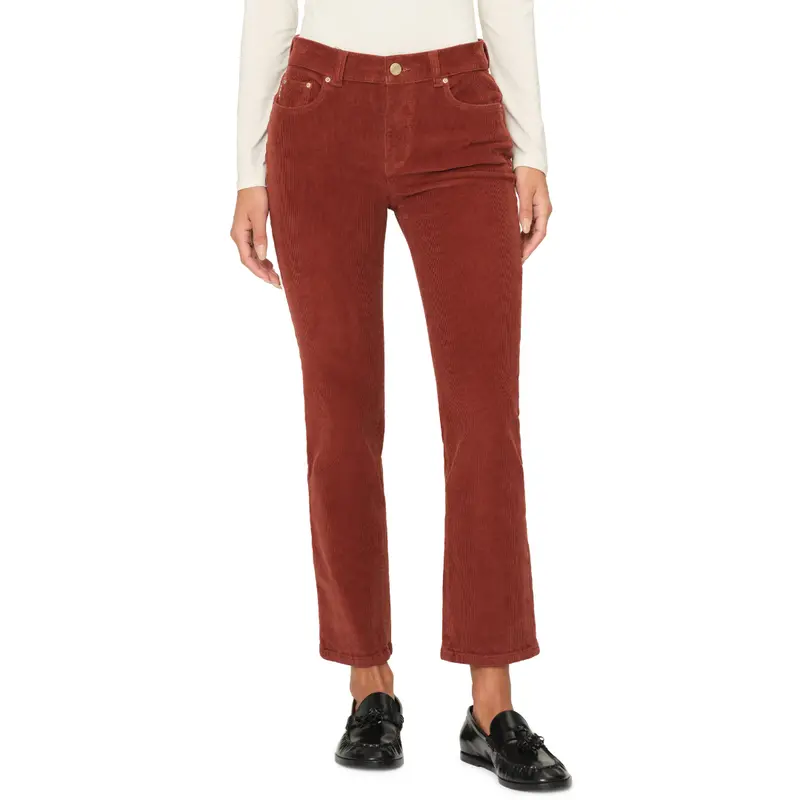 Dl1961 Women's Mara Straight Leg Mid Rise Corduroy Ankle Jeans 1