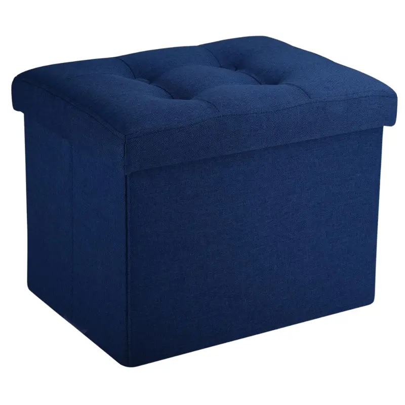 Docvania Foldable Foot Rest Storage Ottoman 1