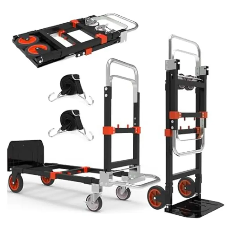 Doerpuz 3-In-1 Convertible Folding Hand Truck 1