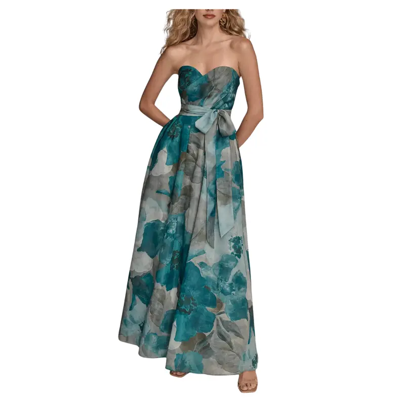Donna Karan New York Women's Strapless Sweetheart Dress 1