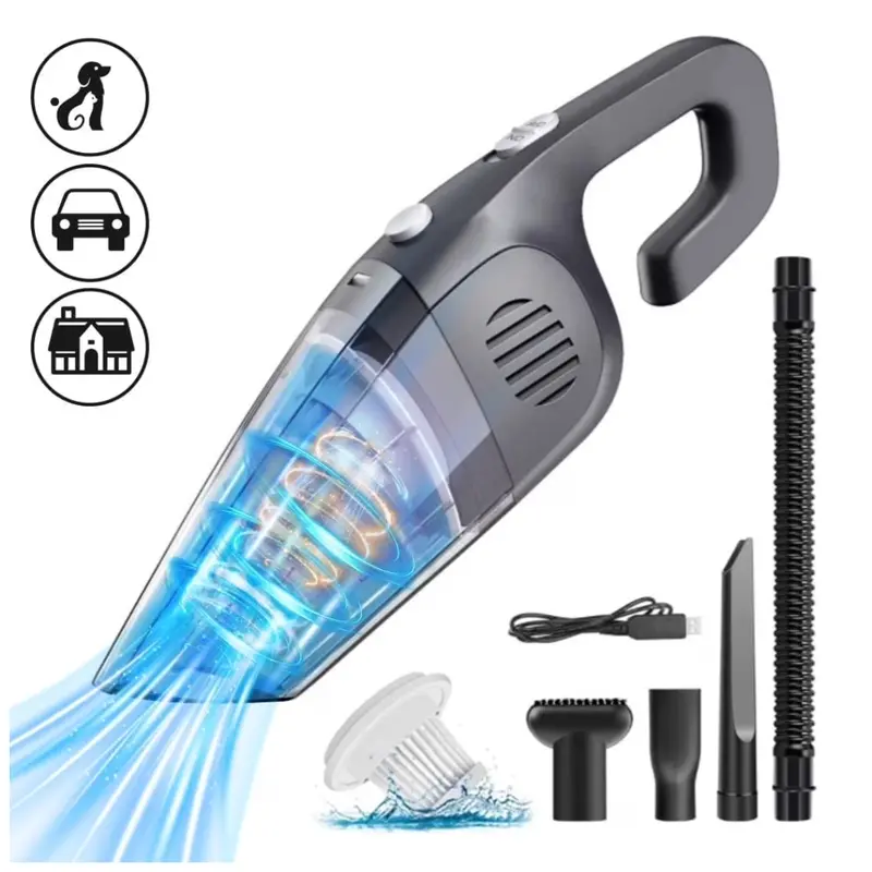 Doosl 12V Cordless Wet/Dry Handheld Vacuum W/ Hepa Filter 1