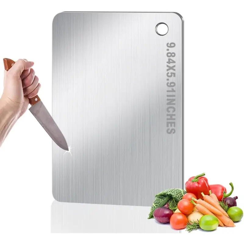 Double Sided Mini Stainless Steel Non Stick Cutting Board 1