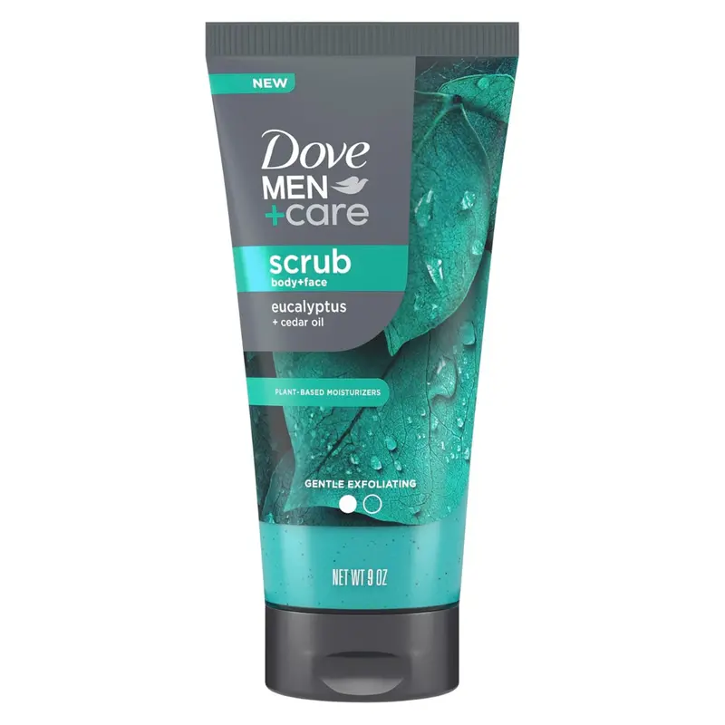 Dove Men+Care Eucalyptus Body And Face Scrub 1