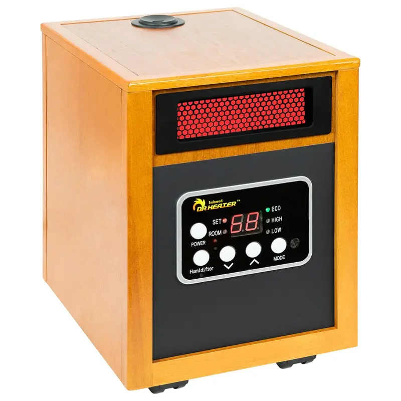 Dr. Infrared Heater Dr-968H 1500-Watt Portable Space Heater With Humidifier 1