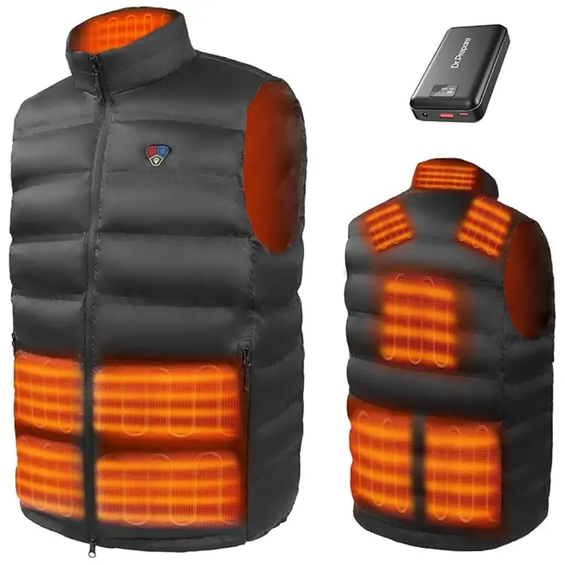 Dr.Prepare 3 Heat Levels Electric Heated Vest 1