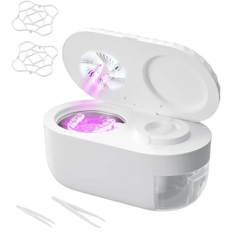 Drain & Dry Ultrasonic Denture Cleaner With Automatic Clean 1