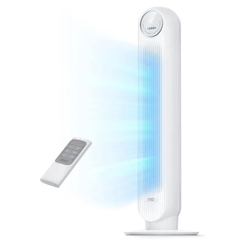 Dreo Tower Bladeless Standing Fan With 25 Ft/S Airflow Velocity 1
