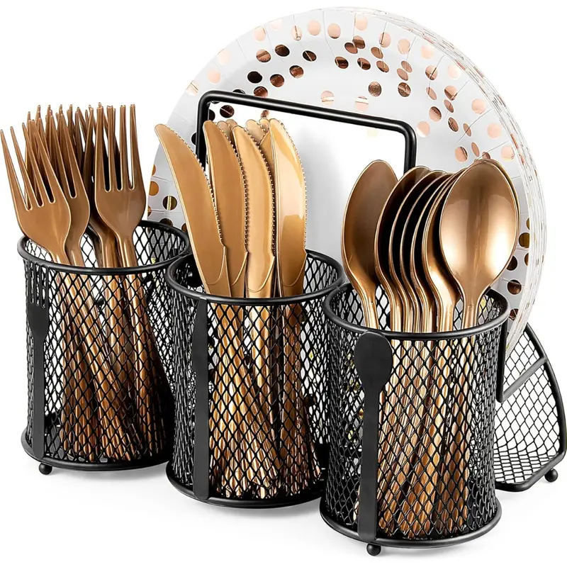 Dticon Utensil Organizer Silverware Caddy For Party 1