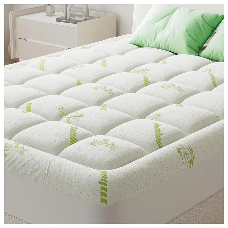 Dumos Ultra Soft Cooling Pillow Top Mattress Topper Pad 1